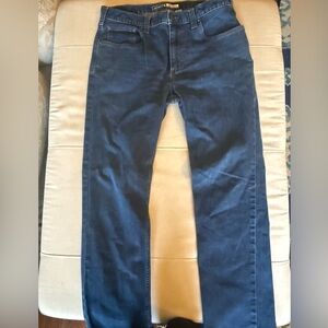 Carhartt Men's Slim Straight Dark Blue Jeans